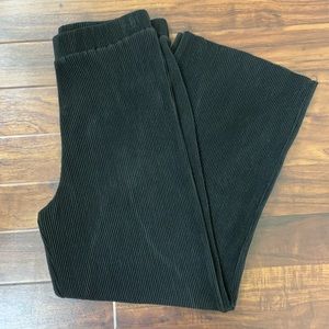 Wild Fable Black Ribbed Flares